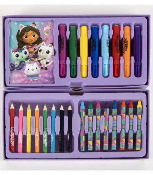 ТРИЕТАЖЕН КУФАР ЗА РИСУВАНЕ GABBY'S DOLLHOUSE